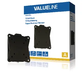 Valueline VLM-SF10 / TV-Wandhalterung / fest / 10-26" / max. 30 kg