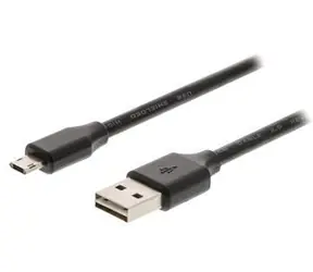 Valueline USB-A - Micro-USB-Kabel schwarz / Kabel / USB 2.0 / 2 m