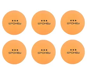 Spokey SPECIAL orange / Tischtennisball / 3 Sterne / 6 Stück
