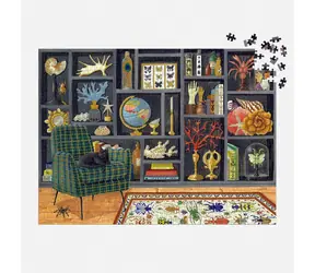 Galison Metallic-Puzzle „Eklektische Schätze“ / 1000 Teile / Größe 69 × 51 cm