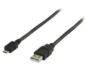 Valueline USB 2.0 Kabel AB Micro 1 m / Kabel / Stecker