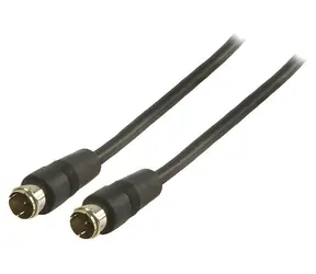 Valueline Antennenkabel mit F-Quick-Stecker - F-Quick-Stecker schwarz / Antennenkabel / 10 m