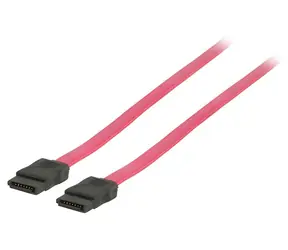 Valueline VLCP73100R05 rot / SATA-Kabel / SATA II / 3 Gbit/s / 0,5 m