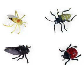 Rappa Insekten im Beutel / 4 Stück / ca. 8 cm