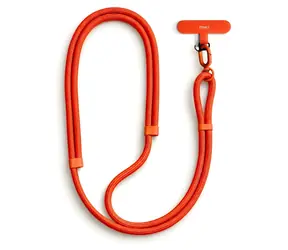 Etteri Universal-Nackenband orange / Nackenband / verstellbare Länge / für Handys mit Rückseite