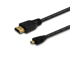 HDMI-Kabel (M) - Micro-HDMI (M) CL-39 schwarz / Kabel / HDMI 1.4 / 4K 4096×2160 / 1 m