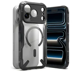 Ringke Fusion X Magnetische MagSafe Hülle Schwarz / Schutzhülle / Apple iPhone 18 Pro Max / 17 Pro Max / MagSafe