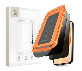 Tech-Protect Quick Set Spy+ / Schutzglas / Apple iPhone 18 Pro / Sichtschutz / 2 Stück