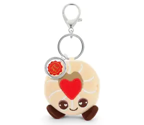 KEEL TOYS Keeleco Bag Charm Jam Biscuit / 12 cm / Plüsch