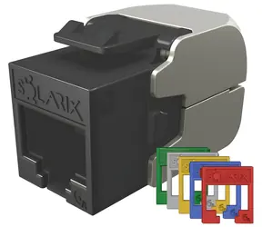 Solarix selbstschneidendes Keystone-Kabel CAT6A UTP RAL FIT / Keystone / RJ-45 / 10G / ungeschirmt / Komponentenebene / 4PPPoE
