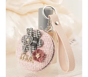 Sparkys Taschenspiegel Rosa Prinzessin / Kosmetikspiegel / mit floralem Dekor