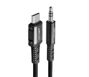 Acefast C1-08 USB-C (Stecker) - 3,5-mm-Klinkenstecker (Stecker) 1,2 m schwarz / Audiokabel / AUX