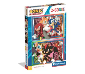 Clementoni Puzzle Sonic / 2x60 Teile / ab 4 Jahren