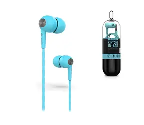 Devia Kintone Tuba blau / Kopfhörer / Mit Mikrofon / In-Ear / 3,5-mm-Klinkenstecker