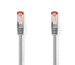 Nedis Netzwerkkabel CAT6 0,15 m Grau / RJ45 - RJ45 / S/FTP / Rund / LSZH