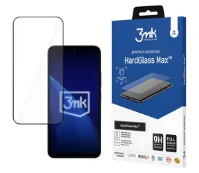 3MK HardGlass schwarz / Gehärtetes Glas / XIAOMI Redmi Note 15 4G/5G