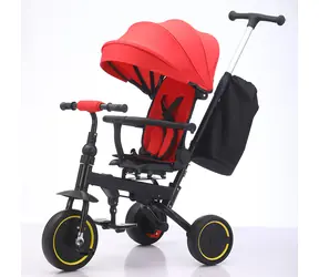 SPARKYS Dreirad Premium 5 in 1 rot