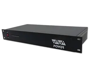 Xtendlan 12V DC 9-Port-Netzteil / Netzteil / 19"-Rack 1,5U / 10A / Akku-Backup