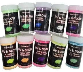 SPARKYS Acrylfarben zum Leuchten im Dunkeln / 10 Farben