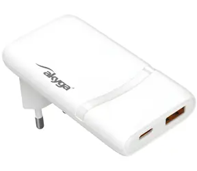 Trx AK-CH-31 / Ladegerät / USB-A + USB-C / GaN / PD 65W / Quick Charge 4+