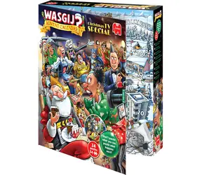 Jumbo-Puzzle WASGIJ Adventskalender: Weihnachts-TV-Special / 24 x 54 Teile / ab 15 Jahren