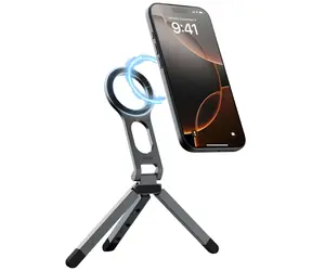 SODI ST05 grau / Handyhalterung / Magnetisch / Faltbar / Aluminium / 360°
