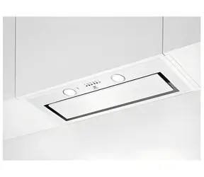 Electrolux LFG719W weiß / Integrierte Dunstabzugshaube / 580 m/h / 3 Leistungsstufen / 67 dB / Energieeffizienzklasse A