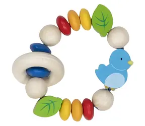 GOKI Elastischer Berührungsring Vogel / Berührungsring / Holz