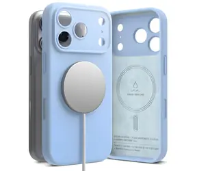 Ringke Silikon MagSafe iPhone 18 Pro Max Hülle, hellblau / Schutzhülle / Silikon / MagSafe