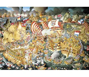 HEYE Puzzle Schlacht von Trafalgar / 2000 Teile / 97 x 69 cm