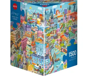 HEYE Puzzle Gutes altes Europa / 1500 Teile / 80 × 60 cm
