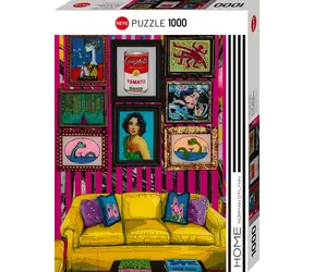 HEYE Puzzle Room mit Warhol / 1000 Teile / 50 x 70 cm