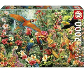 Educa Puzzle Vögel des Amazonas / 2000 Teile / Größe 96 × 68 cm