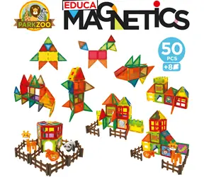 Educa Magnetics Zoo Park Bausatz / Bausatz / 50 Teile