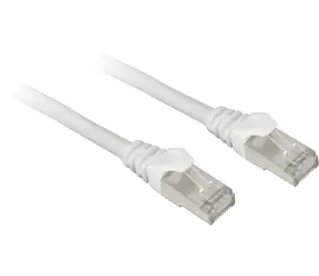 Sharkoon RJ45 Cat.6 SFTP weiß / Patchkabel / RJ45-RJ45 / 0,25 m