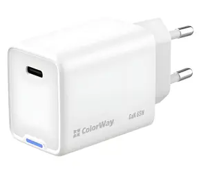Colorway GaN 65W weiß / Netzteil / 1x USB-C / PD / PPS