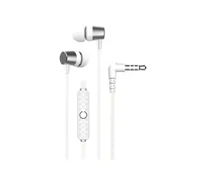 Devia Kintone Metal Weiß / Kopfhörer / Mit Mikrofon / In-Ear / 3,5-mm-Klinkenstecker