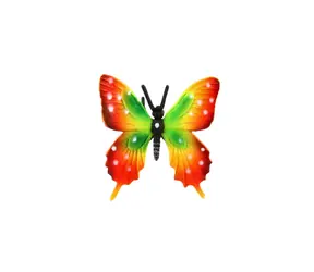 ZOOTED Figur Tropischer Schwalbenschwanzfalter, bunt / Kunststoff / 6 cm / 3+