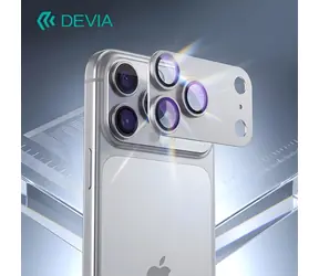 Devia Armour Series Silber / Kameraschutzglas / Apple iPhone 18 Pro / Entspiegelt