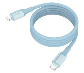 Ansmann 1700-0202 blau / Daten- und Ladekabel / USB-C - USB-C / Magnetisch / 60 W / 1,2 m