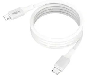 Ansmann 1700-0203 weiß / Daten- und Ladekabel / USB-C - USB-C / Magnetisch / 60 W / 1,2 m
