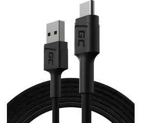 Green Cell KABGC19 schwarz / Kabel USB-A - USB-C / 2 m