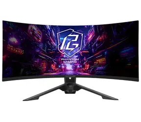 34" ASRock Phantom Gaming PG34QRT3A Schwarz / Monitor / VA Curved / WQHD 3440×1440 / 180 Hz / 1 ms / AMD FreeSync Premium