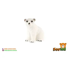 ZOOTED Figur Eisbärjunges / Kunststoff / 4 cm / ab 3 Jahren