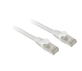 Sharkoon RJ-45 Cat.7a SFTP weiß / Patchkabel / RJ45-RJ45 / 7,5 m / LSOH