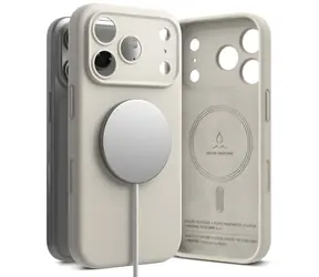 Ringke Silikon MagSafe iPhone 18 Pro Max beige / Hülle / Silikon / MagSafe