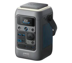 Anker SOLIX C300 DC schwarz / Powerstation / 90000 mAh / 300 W / LiFePO4 / IP68
