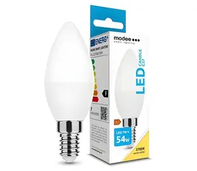Modee LED-Kerzenlampe E14 7W / Glühbirne / 700 lm / 2700K / 25000h / 230V / F