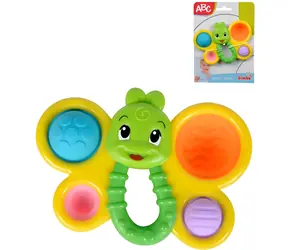 Simba Rassel ABC Schmetterling / Kunststoff / 14 cm / ab 10 Monaten