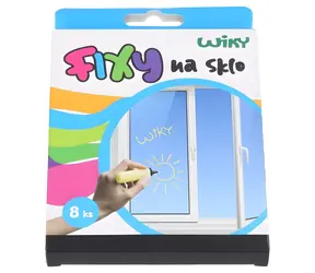 Wiky Glasmarker / Marker / Set mit 8 Farben / abwaschbar